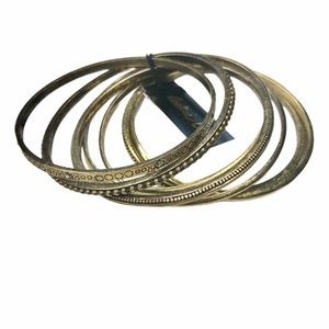Cookie Lee Brass Bangle Bracelets